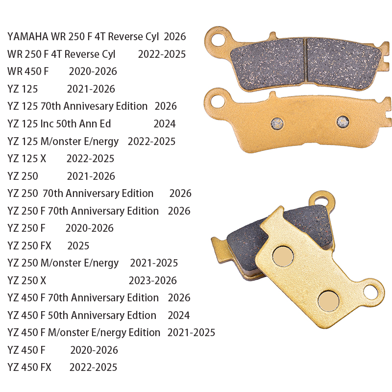Yamaha WR250F WR450F YZ125 YZ2 - Carbon Ceramic Motorcycle Brake Rotor incelemesi ve fiyatı